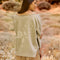 Dominique Cohen limited edition dragonflies and dandelions sweatshirt in creme on earth.<br>shop the look > wildflower<span class='visuallyhidden'>; shop help at 760-978-9297.</span>