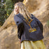 Dominique Cohen vintage denim chore jacket upstyled with desert night and other artistry<span class='visuallyhidden'>; shop help at 760-978-9297.</span>