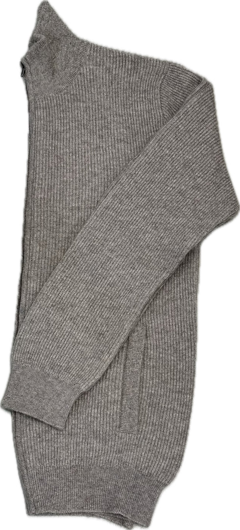 in pebble, with side pockets and zip-front cardigan turtleneck closure <span class='visuallyhidden'>Call or text 323-404-2959 if needing shopping assistance</span>