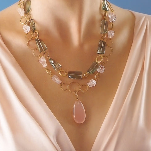 rose quartz sis, in rose gold <span class='visuallyhidden'>Call, text 323-404-2959 for shop help.</span>