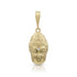 Dominique Cohen diamond-kissed Buddha enhancer, on hinged bail, in 18k yellow gold <span class='visuallyhidden'>Call or text 323-404-2959 if you need shopping assistance.</span>