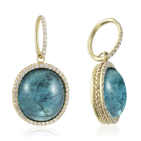 side view shows the intricate raised setting, which welcomes light into the stone <span class='visuallyhidden'>Call or text 323-404-2959 if you need shopping assistance.</span>