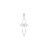 diamond pave deco cross in 18k white gold <span class='visuallyhidden'>Call, text 323-404-2959 for shopping help.</span>