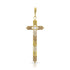 our New Mexico cross enhancer<br>in yellow, champagne, and white diamonds <span class='visuallyhidden'>Call or text 323-404-2959 if you need shopping assistance.</span>