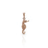Dominique Cohen diamond-kissed seahorse enhancer, on hinged bail, in 18k rose gold <span class='visuallyhidden'>Call or text 323-404-2959 if you need shopping assistance.</span>
