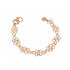 bamboo-texture 18k links in honeycomb mesh pattern,<br>a graceful, beautiful chain bracelet <span class='visuallyhidden'>Call or text 323-404-2959 if you need shopping assistance.</span>