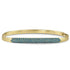 pavé blue diamond hinged huggie bangle, <br>in 18k yellow gold <span class='visuallyhidden'>Call, text 323-404-2959 for shopping help.</span>