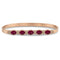 Dominique Cohen custom-fit gemstone cabochon bangle in garnet + champagne diamonds <span class='visuallyhidden'>Call or text 323-404-2959 if you need shopping assistance.</span>