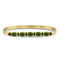 Dominique Cohen custom-fit gemstone bangle in green tourmaline cabochons + black diamonds <span class='visuallyhidden'>Call, text 323-404-2959 for shop help.</span>