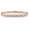 Dominique Cohen custom-fit gemstone bangle in morganite + white diamonds <span class='visuallyhidden'>Call, text 323-404-2959 for shop help.</span>