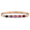 Dominique Cohen custom-fit gemstone bangle in ombré spinel + white diamonds <span class='visuallyhidden'>Call, text 323-404-2959 for shop help.</span>