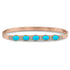 Dominique Cohen custom-fit gemstone bangle in turquoise cabochons + white diamonds <span class='visuallyhidden'>Call, text 323-404-2959 for shop help.</span>