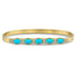 Dominique Cohen custom-fit gemstone bangle in turquoise cabochons + white diamonds <span class='visuallyhidden'>Call, text 323-404-2959 for shop help.</span>