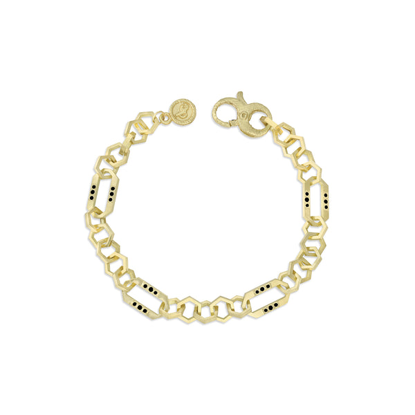 in black diamonds and yellow gold <span class='visuallyhidden'>Contact the Beverly Hills store at 323-404-2959 or through this website for shopping assistance.</span>