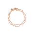 grande paperclip bracelet<br>in 18k rose gold <span class='visuallyhidden'>Call or text 323-404-2959 if you need shopping assistance.</span>