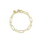 grande paperclip chain bracelet, in yellow gold <span class='visuallyhidden'>Call or text 323-404-2959 if you need shopping assistance.</span>