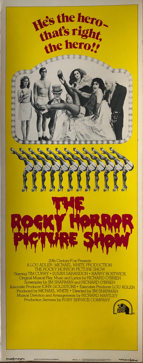 the rocky horror picture show original, limited edition movie poster,<br>circa 1975,<br>near mint condition <span class='visuallyhidden'>Call or text 323-404-2959 if you need shopping assistance.</span>
