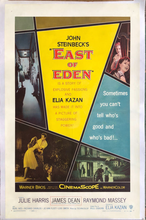 East of Eden original, limited edition movie poster,<br>circa 1955,<br>near mint condition <span class='visuallyhidden'>Call or text 323-404-2959 if you need shopping assistance.</span>