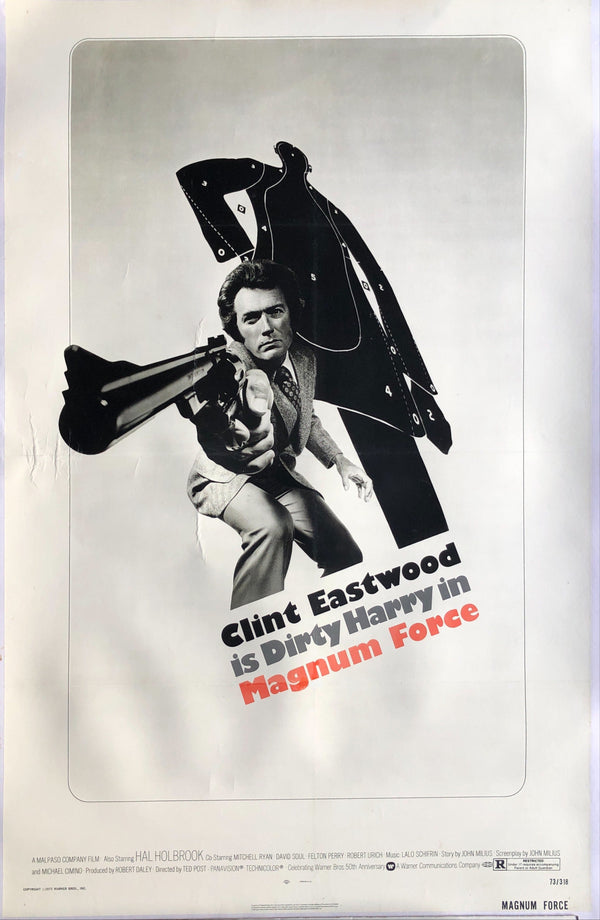 Magnum Force original, limited edition movie poster, circa 1971,<br>near mint condition; shown without included framing (see description) <span class='visuallyhidden'>Call or text 323-404-2959 if you need shopping assistance.</span>