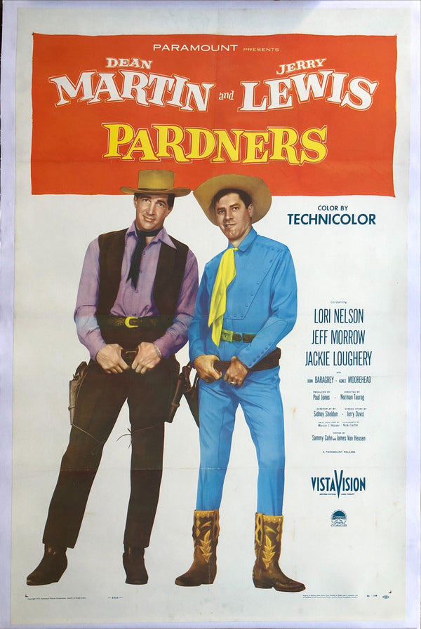 Martin & Lewis: Pardners original, limited edition movie poster,<br>circa 1956,<br>near mint condition <span class='visuallyhidden'>Call or text 323-404-2959 if you need shopping assistance.</span>