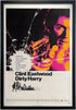 Collector-item Dirty Harry movie poster,<br>restored + framed under plexiglass <span class='visuallyhidden'>Call or text 323-404-2959 if you need shopping assistance.</span>