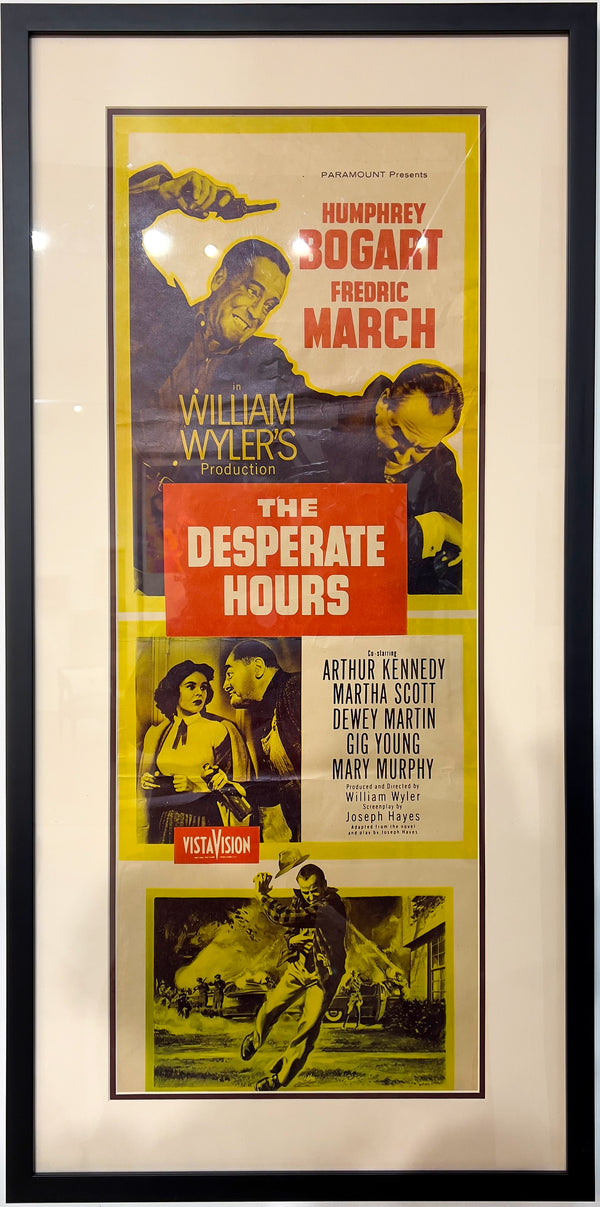 The Desperate Hours authentic movie poster (insert card) <span class='visuallyhidden'>Call, text 323-404-2959 for shopping help.</span>
