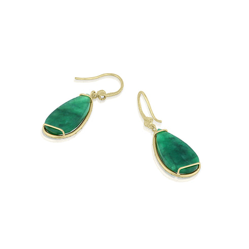 French wire backs, and a secure<br>yet open setting that invites light into the gemstone <span class='visuallyhidden'>Call or text 323-404-2959 if you need shopping assistance.</span>