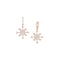 rare light pink diamonds<br>artfully arranged as snowflake earrings <span class='visuallyhidden'>Call or text 323-404-2959 if you need shopping assistance.</span>