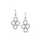 Dominique Cohen large bella earrings, in blue sapphires and yellow gold <span class='visuallyhidden'>Call, text 323-404-2959 for shopping help.</span>