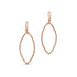 marquise open halo earring, in champagne diamonds + rose gold<br>a best-selling style! <span class='visuallyhidden'>Call or text 323-404-2959 if you need shopping assistance.</span>