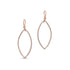 marquise open halo earring, in white diamonds + rose gold<br>a best-selling style! <span class='visuallyhidden'>Call or text 323-404-2959 if you need shopping assistance.</span>