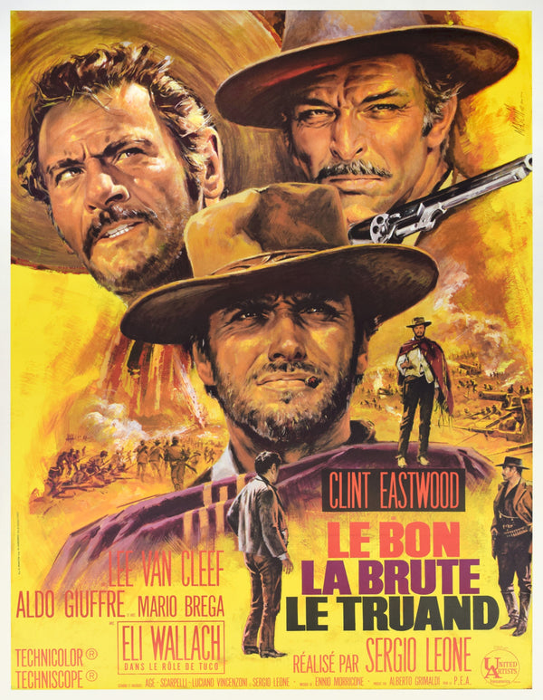 the good, the bad and the ugly original, limited edition movie poster,<br>Very Good condition (shown before professional framing) <span class='visuallyhidden'>Call or text 323-404-2959 if you need shopping assistance.</span>