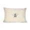 silk accent pillow with silk-screened bee,<br>exclusively at Dominique Cohen <span class='visuallyhidden'>Call or text 323-404-2959 if you need shopping assistance.</span>