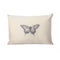 handcrafted silk accent pillow, butterfly motif <span class='visuallyhidden'>Call or text 323-404-2959 if you need shopping assistance.</span>