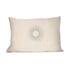 handcrafted silk accent pillow, sunburst motif <span class='visuallyhidden'>Call or text 323-404-2959 if you need shopping assistance.</span>