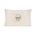 handcrafted silk accent pillow, skull motif <span class='visuallyhidden'>Call or text 323-404-2959 if you need shopping assistance.</span>