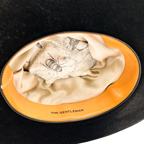 inside, lined in silk and leather <span class='visuallyhidden'>Call, text 323-404-2959 for shopping assistance</span>