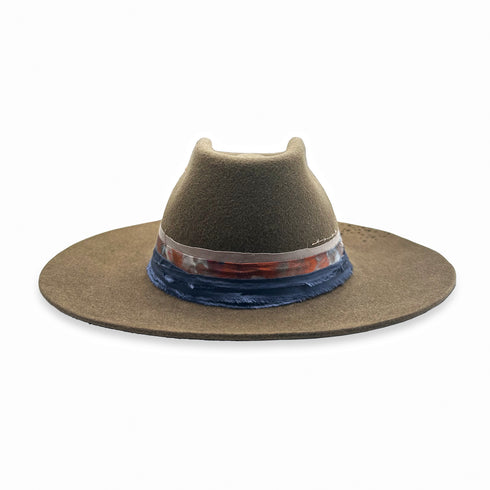 head-on view of shows the softened, more modern take on classic cowboy lines <span class='visuallyhidden'>Call or text 323-404-2959 if you need shopping assistance.</span>