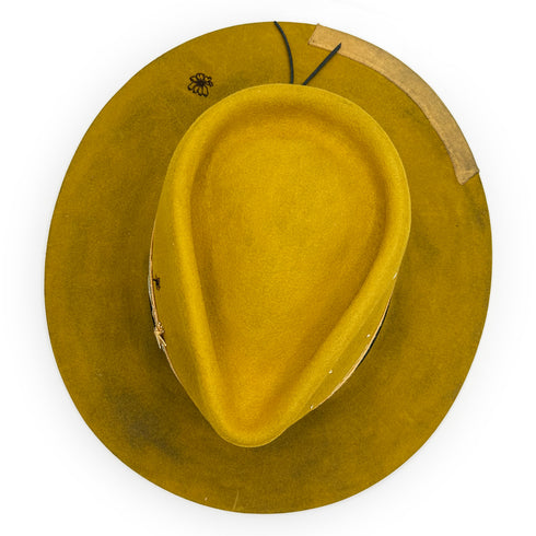 overhead, highlighting her distressing (done by hand, of course) <span class='visuallyhidden'>Call or text 323-404-2959 if you need shopping assistance.</span>