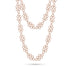 Bamboo-texture links in a honeycomb-like pattern.<br>layers beautiful behind pearls, beads, and delicate chains.<span class='visuallyhidden'>Call, text 323-404-2959 for shopping help.</span>