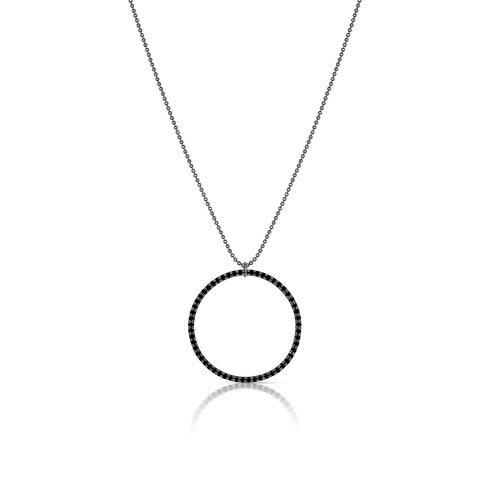 in black diamonds and black gold,<br>medium diameter <span class='visuallyhidden'>Call, text 323-404-2959 for shopping help.</span>