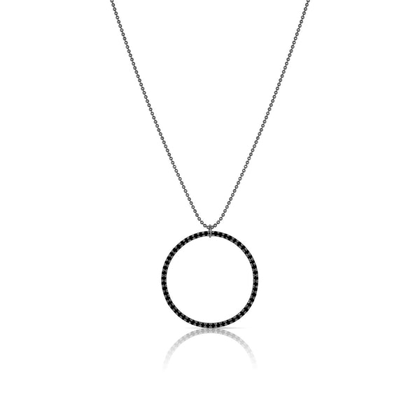 in black diamonds and black gold,<br>medium diameter <span class='visuallyhidden'>Call, text 323-404-2959 for shopping help.</span>