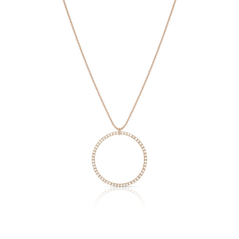 in white diamonds and rose gold,<br>medium diameter <span class='visuallyhidden'>Call, text 323-404-2959 for shopping help.</span>