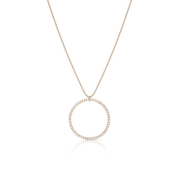 in white diamonds and rose gold,<br>medium diameter <span class='visuallyhidden'>Call, text 323-404-2959 for shopping help.</span>