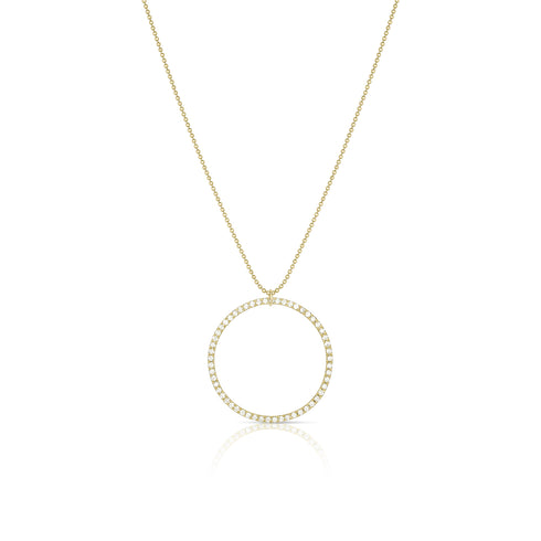 in white diamonds and yellow gold,<br>medium diameter <span class='visuallyhidden'>Call, text 323-404-2959 for shopping help.</span>