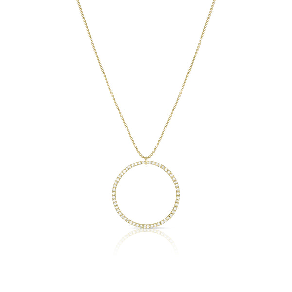 in white diamonds and yellow gold,<br>medium diameter <span class='visuallyhidden'>Call, text 323-404-2959 for shopping help.</span>