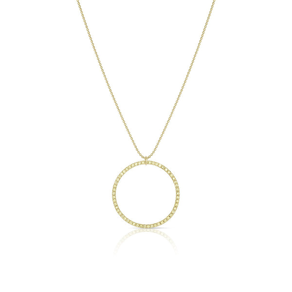 in yellow diamonds and yellow gold,<br>medium diameter <span class='visuallyhidden'>Call, text 323-404-2959 for shopping help.</span>