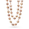luscious freshwater souffle pearls, golden<br>with 18k rose gold delicate and feature links <span class='visuallyhidden'>Call or text 323-404-2959 if you need shopping assistance.</span>