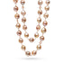 luscious freshwater souffle pearls, golden<br>with 18k rose gold delicate and feature links <span class='visuallyhidden'>Call or text 323-404-2959 if you need shopping assistance.</span>