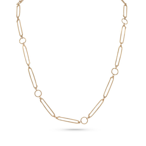 in rose gold — fastened swoop style:<br>an excellent pairing with our delicate gold, gemstone, and diamond-kissed chains <span class='visuallyhidden'>Call, text 323-404-2959 for shopping help.</span>